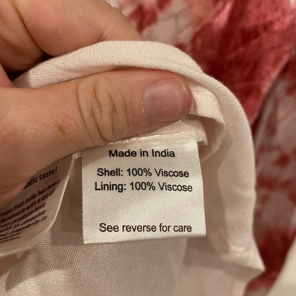 Rococo Sand Ava Ruffled Mini Dress Women's Size Small Rosewood NEW - Picture 4 of 5